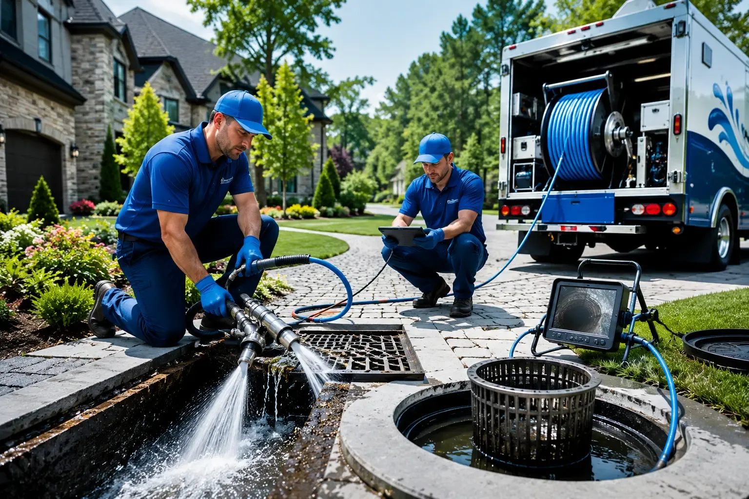 Local outdoor drain cleaning professionals in Northford, CT