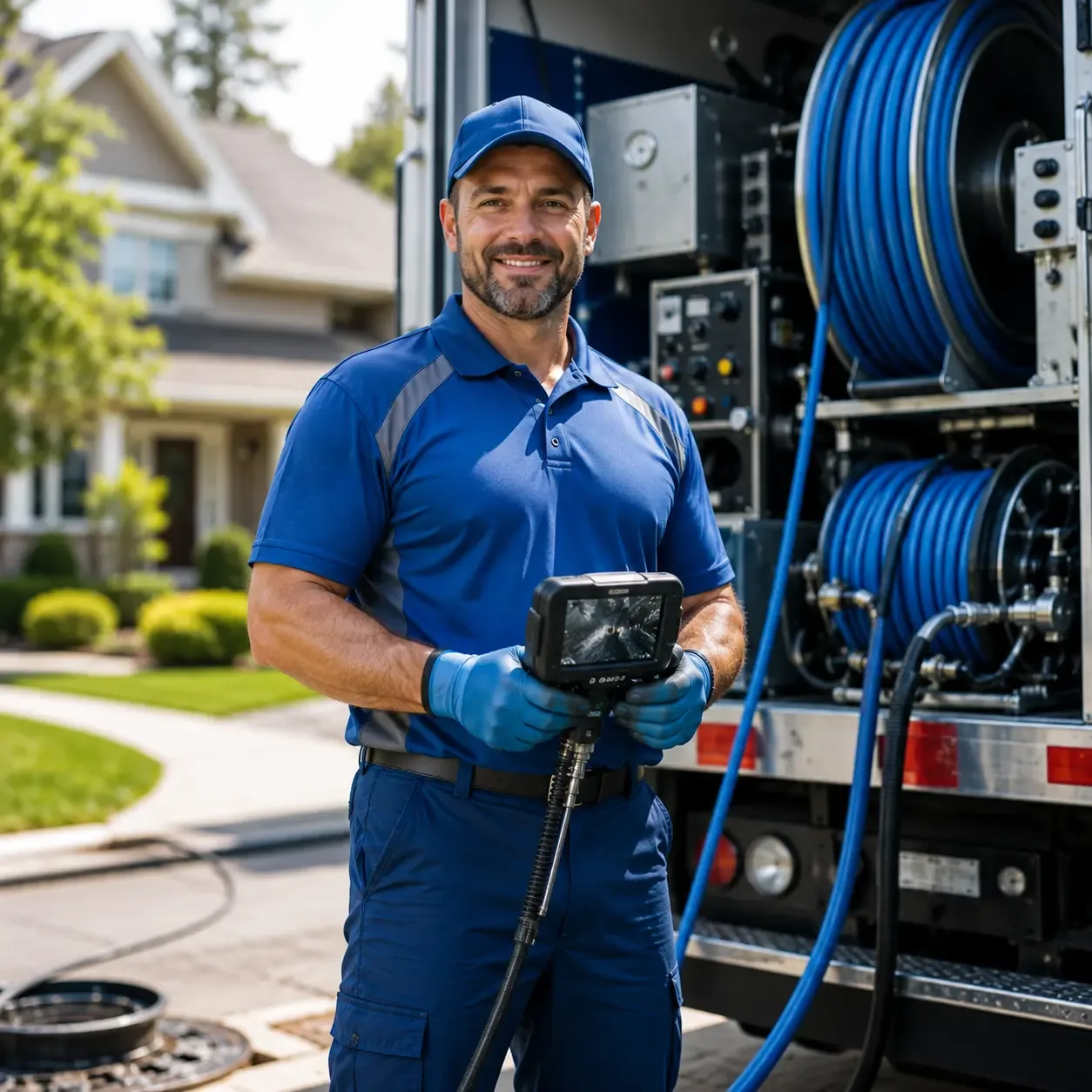 Local outdoor drain cleaning specialists in Northford, CT